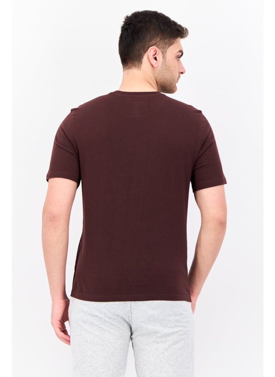 Men Sportswear Fit Short Sleeves Training T-shirt, Dark Burgundy - pzsku/ZD470B98C0EEC73AA5031Z/45/_/1739455532/4be38fe6-a1d5-457a-9144-b6c161a369af