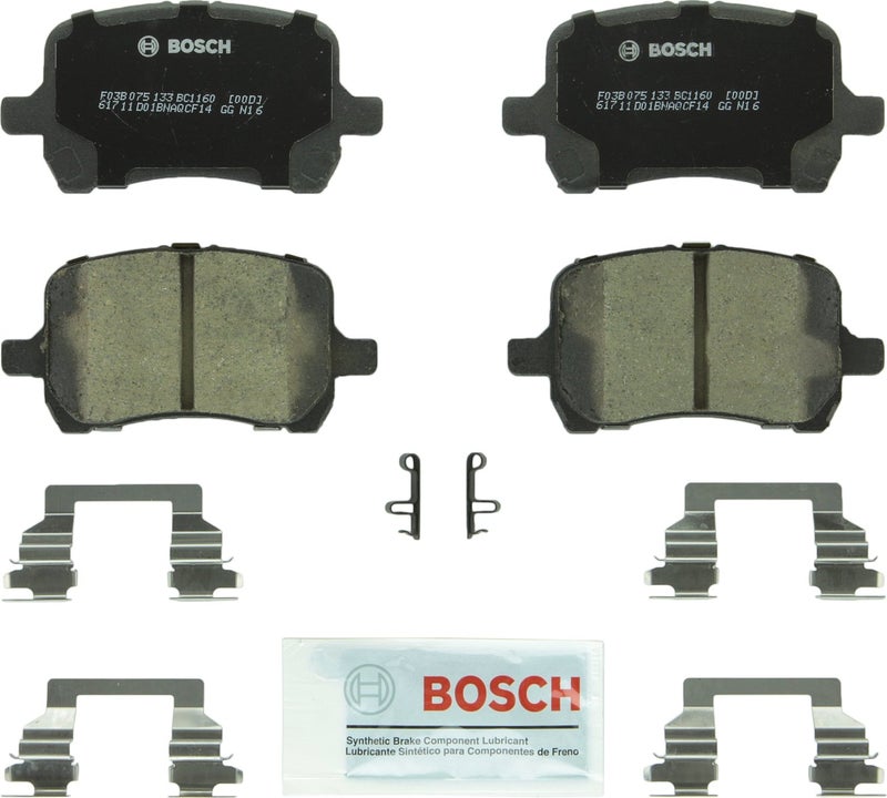 BOSCH BC1160 QuietCast Premium Ceramic Disc Brake Pad Set - Compatible With Select Chevrolet Cobalt, HHR, Malibu; Pontiac G5, G6; Saturn Aura; FRONT - Image 5