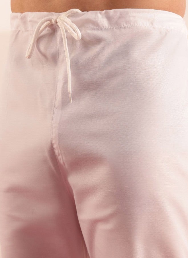 Sojanya Ethnic Motifs Embroidered Kurta With Pyjamas For Men - Image 3