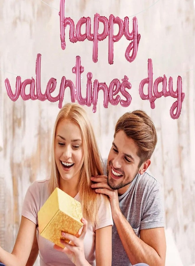 تونيفول بالونات حروف عيد الحب من تونيفول، مقاس 16 بوصة، لون وردي، بخط متصل، بالونات حروف عيد الحب من رقائق معدنية، لافتة لحفلات عيد الحب، وحفلات الزفاف، وحفلات توديع العزوبية، وحفلات الذكرى السنوية، وحفلات الخطوبة. - Image 5