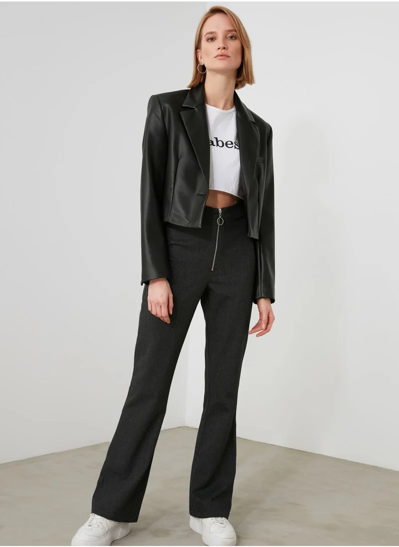 trendyol Zip Details Pants