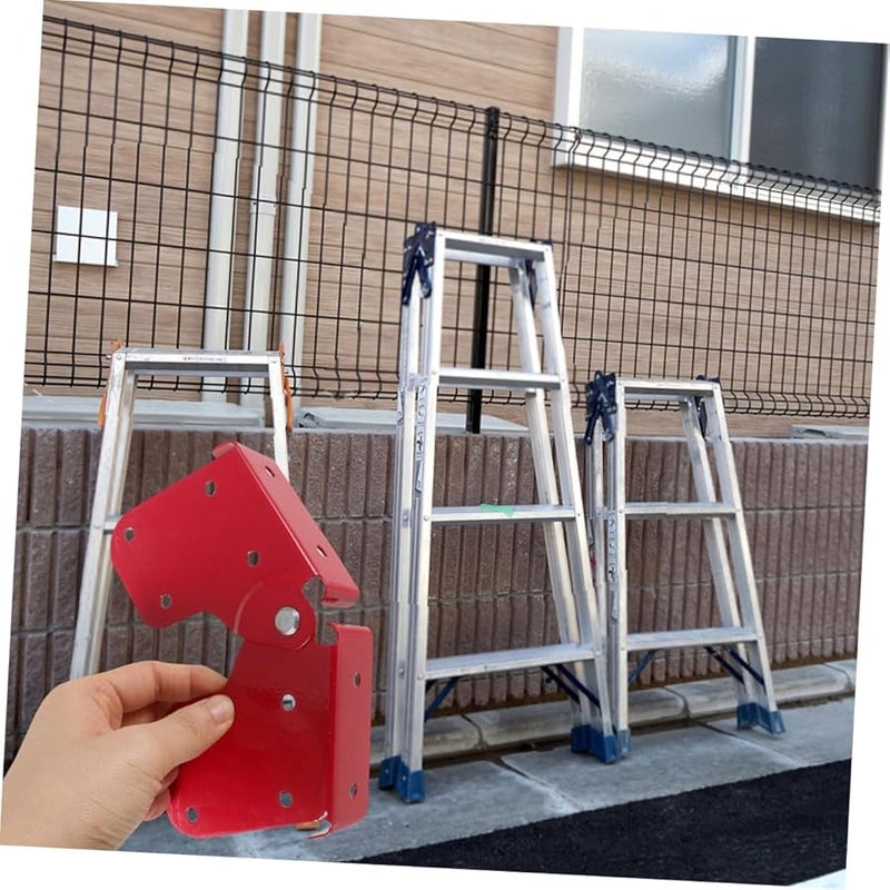 2Pcs Attic Ladder Hinge Replacement Kit with Anti Slip Screws for Home Engineering Use - Image 5