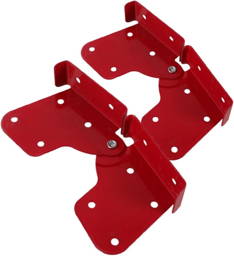 2Pcs Attic Ladder Hinge Replacement Kit with Anti Slip Screws for Home Engineering Use - Image 2