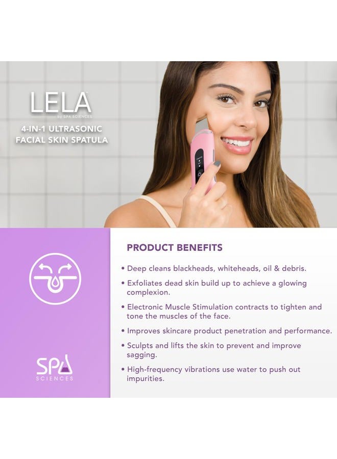 SPA SCIENCES سبا ساينسز - ليلّا - ملعقة وجه 4 في 1 لتنظيف عميق، استخراج المسام، حقن السيروم، مكافحة الشيخوخة ونحت الوجه - Image 2