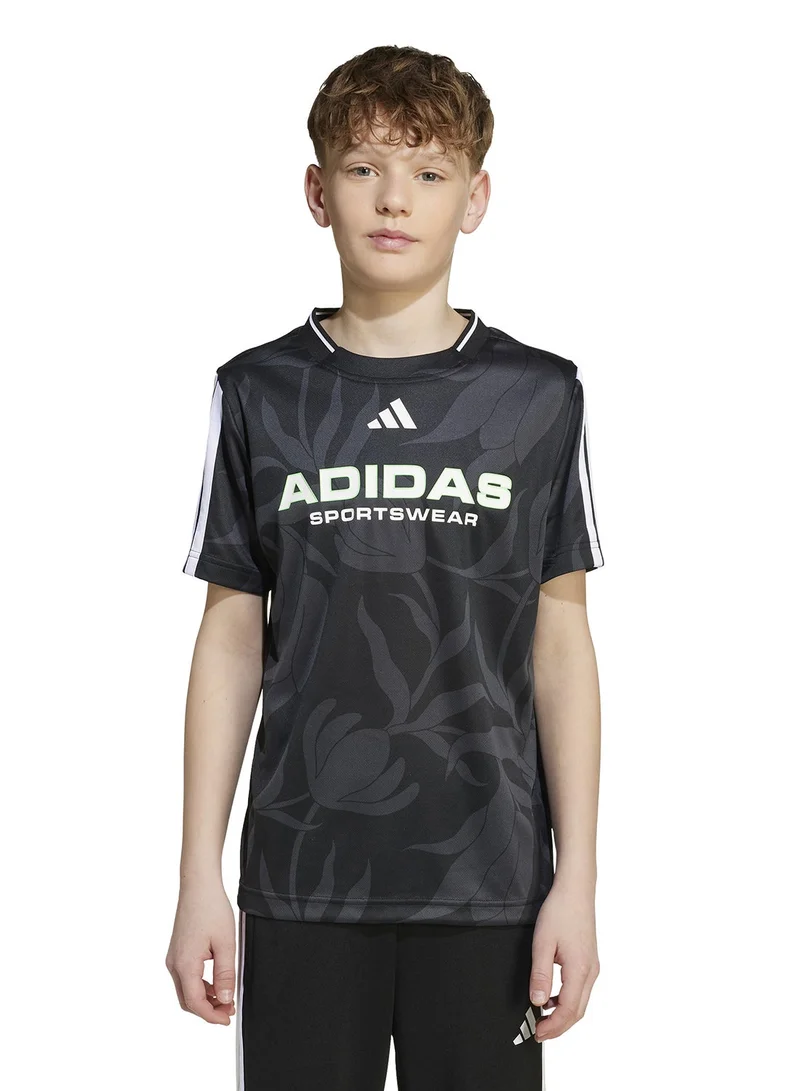 Adidas Youth House Of Tiro Allover-Printed T-Shirt
