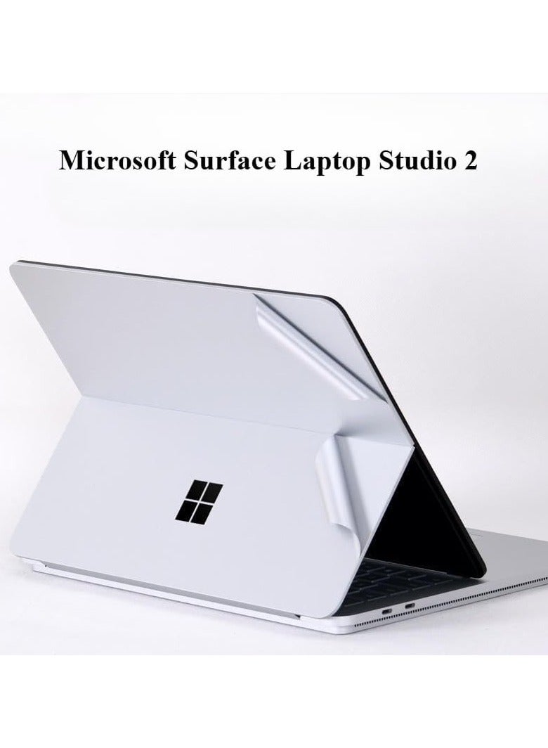 عام ملصقات واقية متوافقة مع Microsoft Surface Laptop Studio 2 مقاس 14.4 بوصة - أغطية ثلاثية الجوانب مقاومة للخدوش مع فيلم حماية للابتوب - Image 2