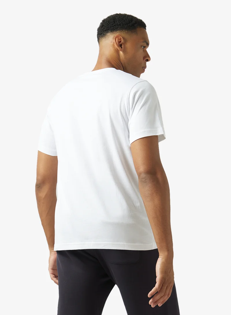 New Balance WHITE (WT) Oval Badge Relaxed T-Shirt for Men | Best Price UAE