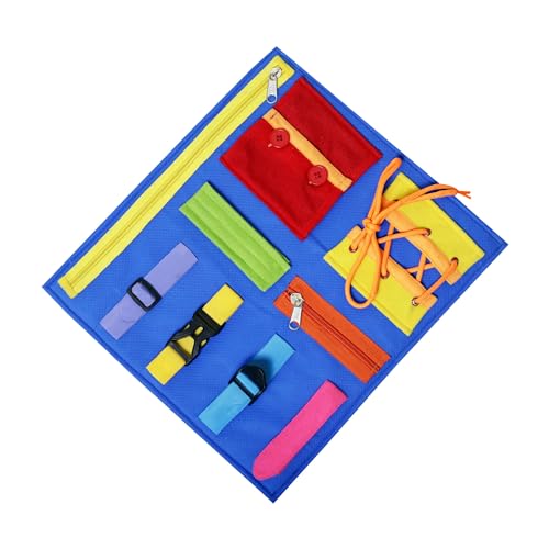 Toodles Early Learnings Zipping & Unzipping Toy for Kid's Skill Development | Learning Bag with Buckles | Zippers & Snaps - Kids Toy Gift for 2 to 5 Year Old Kids | Multicolor (Pack of 1) - Image 1