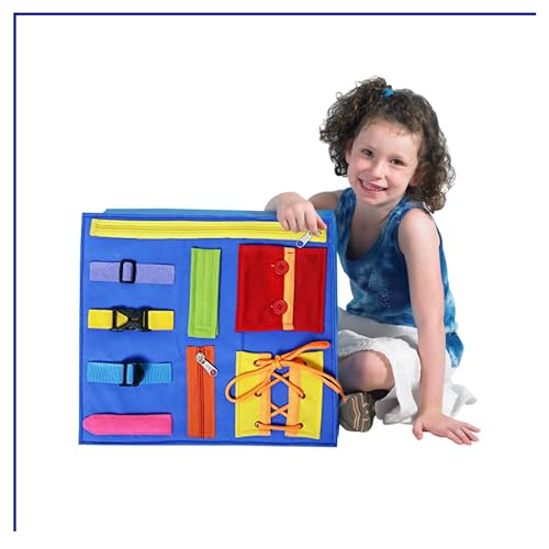 Toodles Early Learnings Zipping & Unzipping Toy for Kid's Skill Development | Learning Bag with Buckles | Zippers & Snaps - Kids Toy Gift for 2 to 5 Year Old Kids | Multicolor (Pack of 1) - Image 5