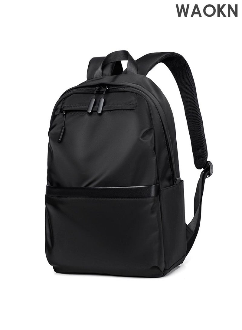WAOKN Laptop Backpack  , Travel Backpacks for Men Women  , Work Backpack College School Backpacks , Fits 15.6 Inch Laptop Computer Backpack  , Bookbag Gift , large-capacity backpack , wear-resistant , unisex , (black) . - Image 1