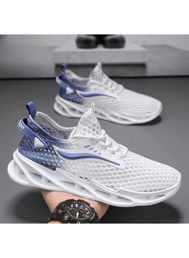 NIBEMINENT Men's Casual Shoes Mesh Sneakers Breathable  Hollow Sneakers for Men Classic Original Trends  Male Tennis Shoes  - Image 2