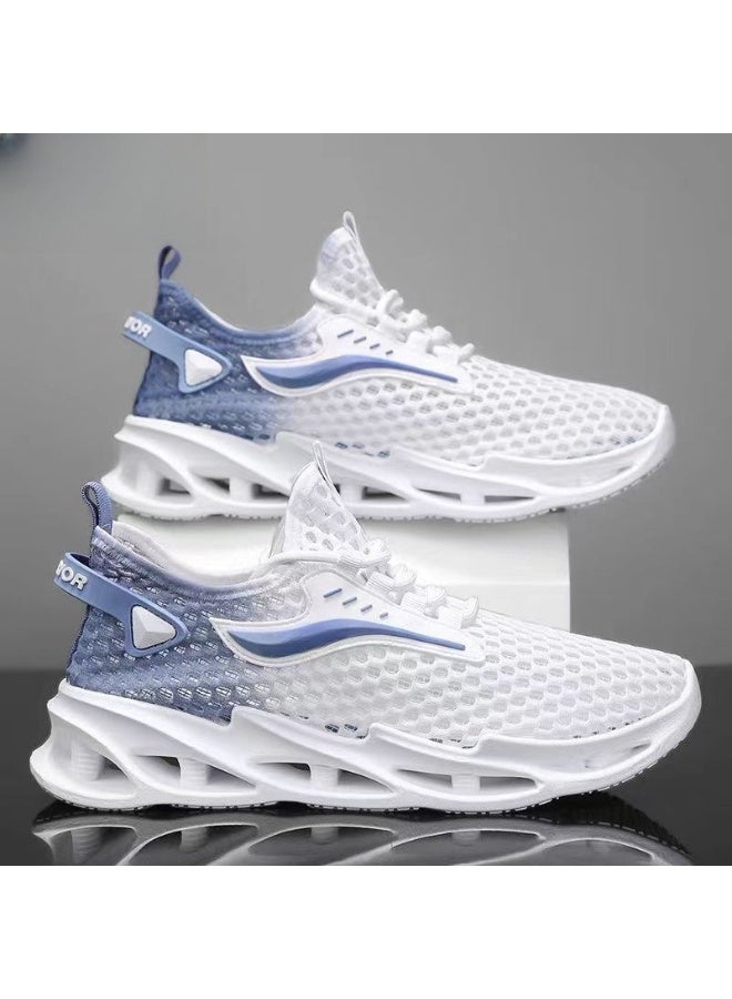 NIBEMINENT Men's Casual Shoes Mesh Sneakers Breathable  Hollow Sneakers for Men Classic Original Trends  Male Tennis Shoes  - Image 1