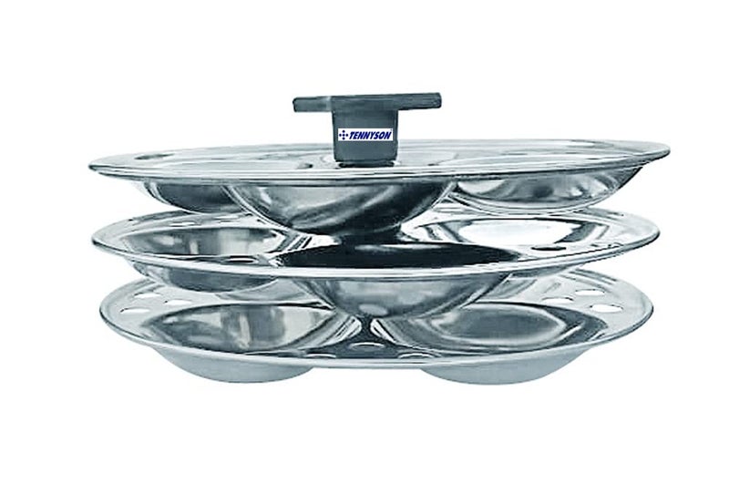 TENNYSON TENNYSON IDLI Maker Delight Plus 3 Plate Special Thick Gauge Extra DEEP Plates 3 Plates 12 IDLIES NO Joint - Image 3
