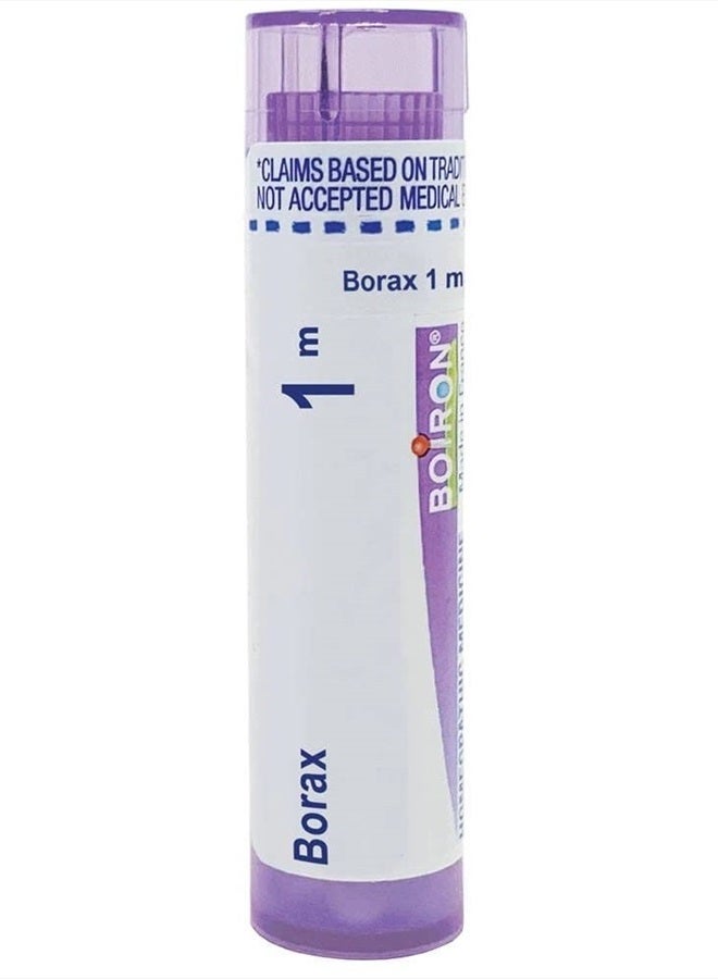 Boiron Borax 1M Md, Purple, 80 Count - Image 1
