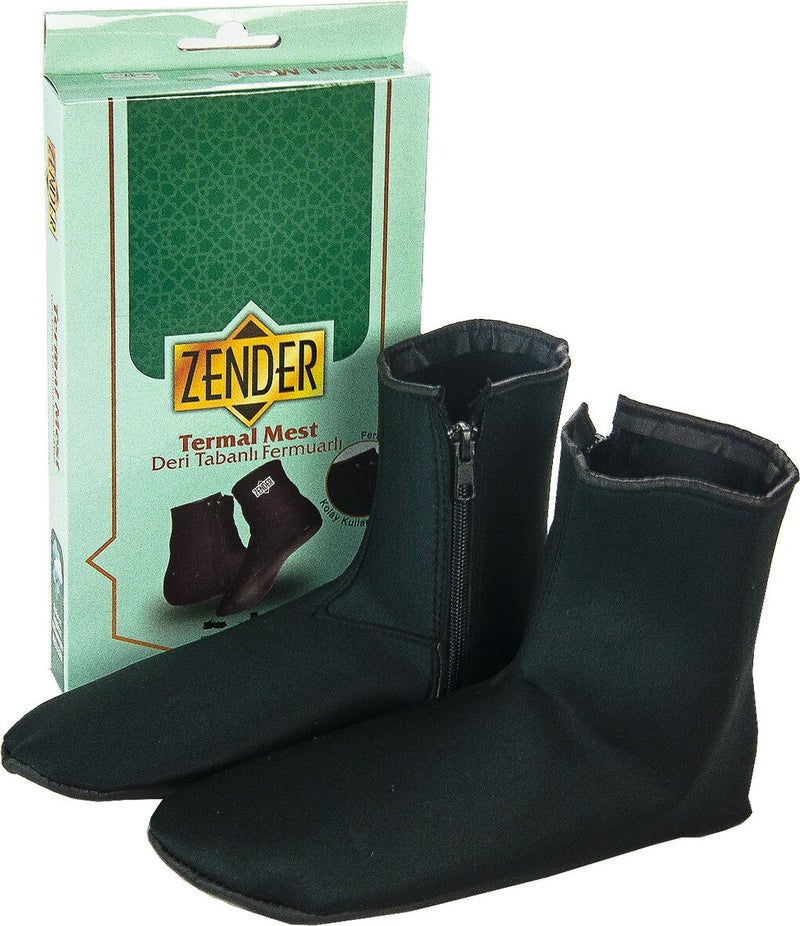 İhvan Online Leather Based Thermal Mest - Faux Leather - Zippered  - Image 1