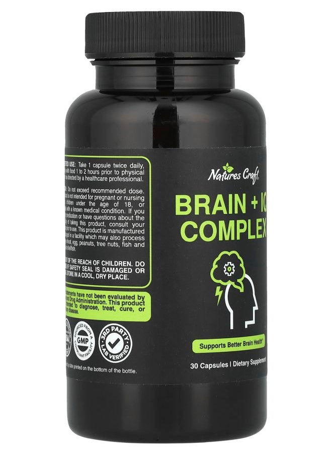 Nature's Craft - Brain + IQ Complex 30 Capsules - Image 1