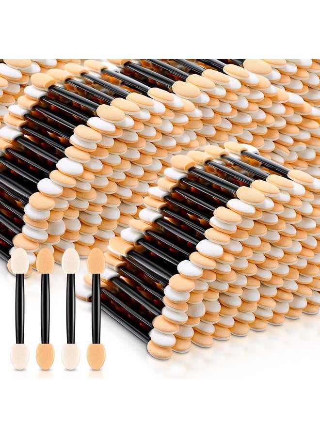 Mifoci 1000 Pcs Eyeshadow Applicatorsdisposable Dual Sides Eye Shadow Sponge Applicatorseyeshadow Brush For Girls Lady Women Makeup Daily Beautyblack  - Image 1