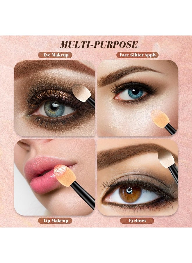 Mifoci 1000 Pcs Eyeshadow Applicatorsdisposable Dual Sides Eye Shadow Sponge Applicatorseyeshadow Brush For Girls Lady Women Makeup Daily Beautyblack  - Image 4