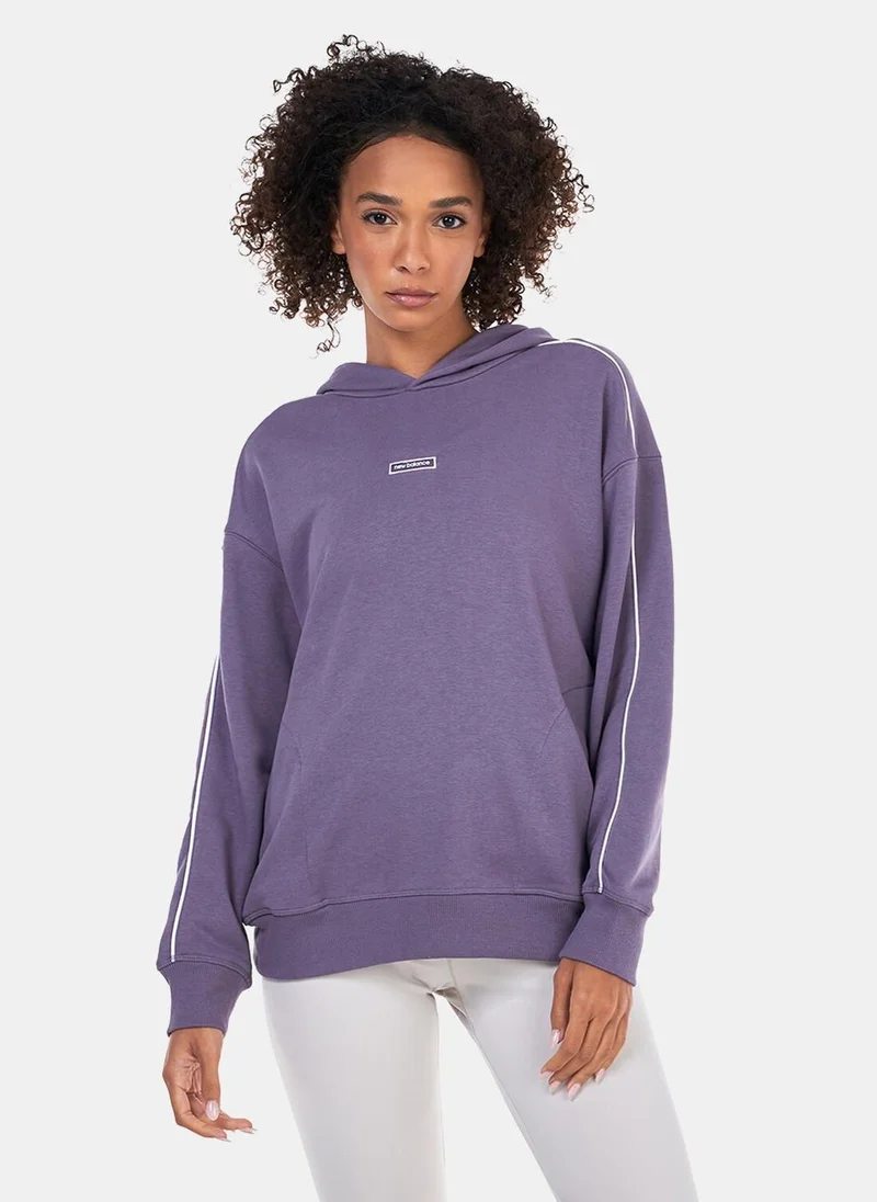 New Balance Women's Essentials Oversized Graphic Hoodie
