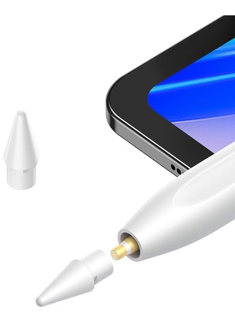 Baseus Smooth Writing 2 Series Wireless Charging Stylus, White (Active Version with active pen tip)