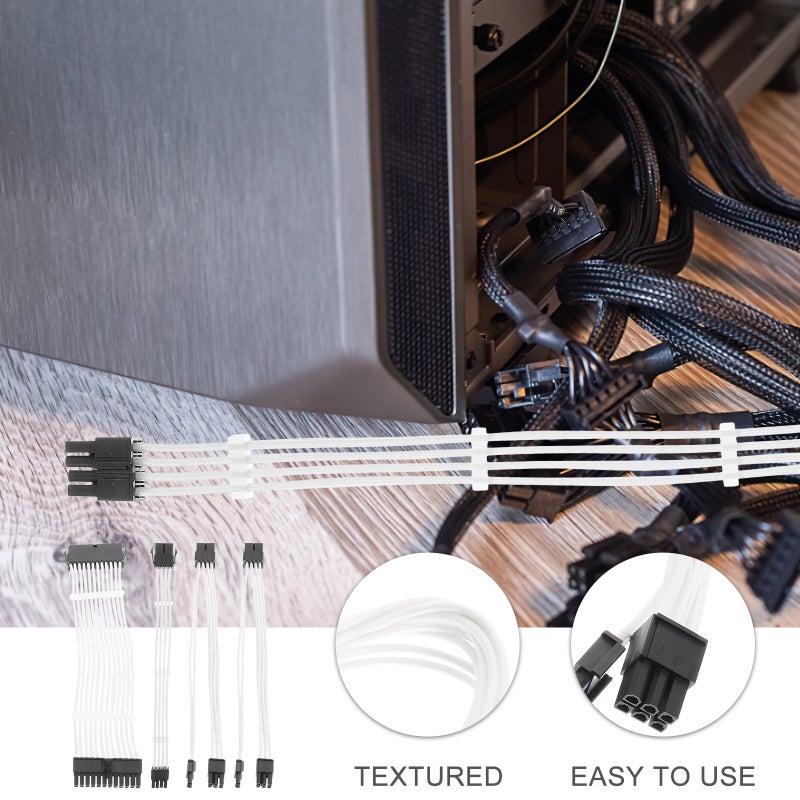 📱 تمديد PCIe لمزود الكمبيوتر 2 قطعة باللون الأبيض - Image 5