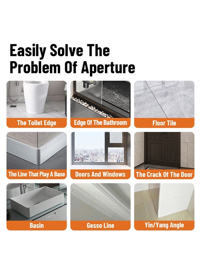 ASHILE Sewing Agent 100g, Rapid Repairing and Waterproof Mouldproof, Grout Sealer for Shower Tile, Floor Tile for Filling Cracks and Gaps in Tile Surfaces, Metope and Ground Can Use, Cement Crack Filler - Image 3