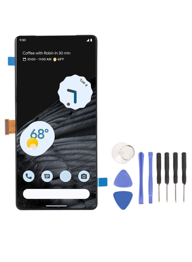 Screen Replacement for Google Pixel 7 Pro 5G GP4BC GE2AE 6.7 Inch Phone Organic LED Touch Screen Digitizer Assembly with Repair Tools  - Image 1