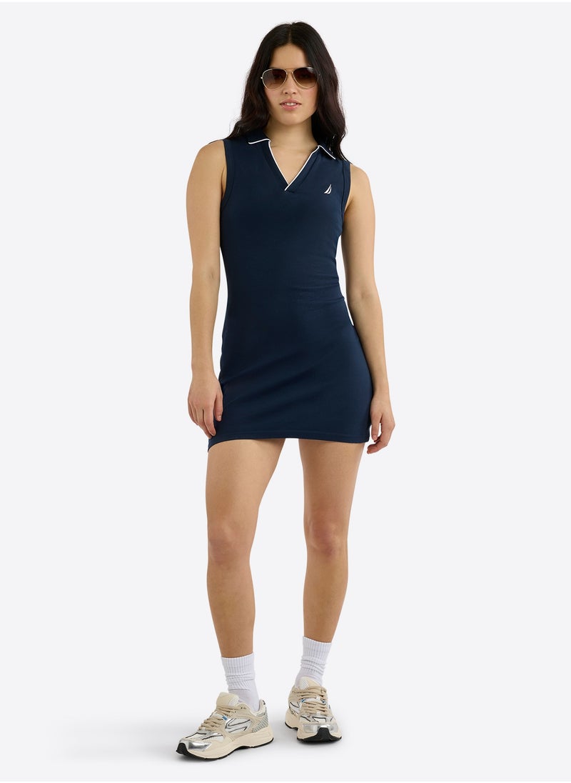 NAUTICA - Sleeveless Premium Cotton Knee length Dress - Image 1