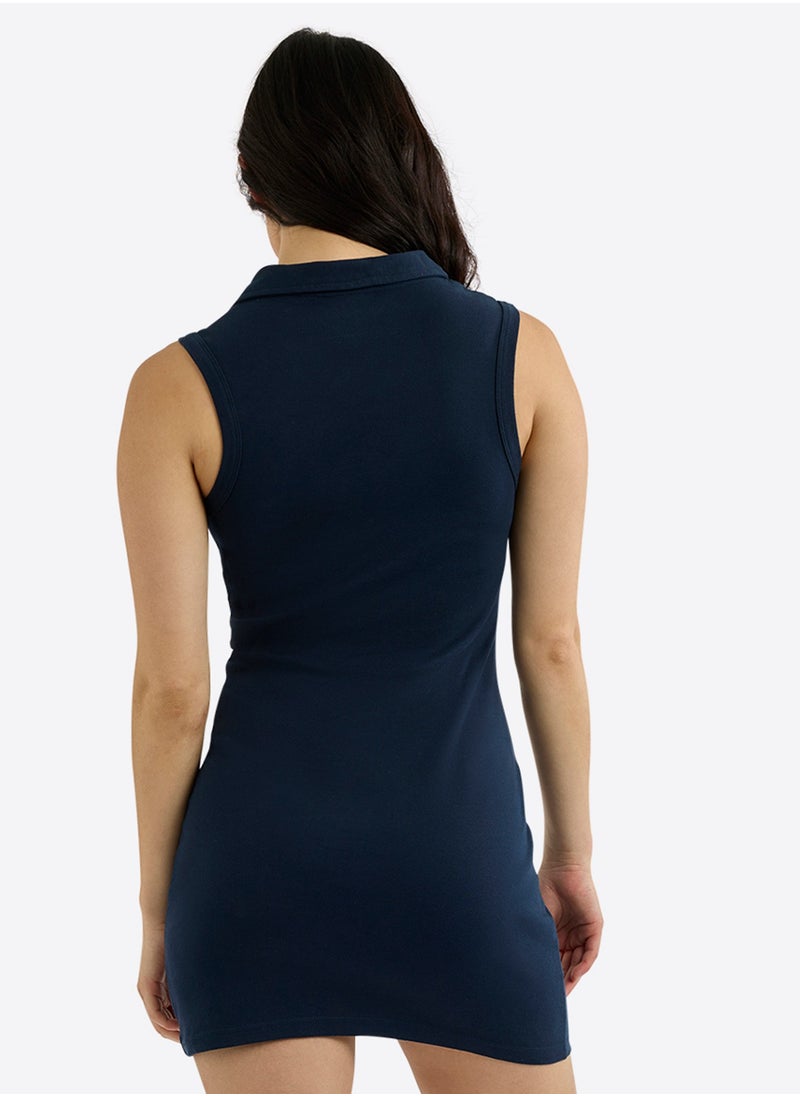 NAUTICA - Sleeveless Premium Cotton Knee length Dress - Image 1
