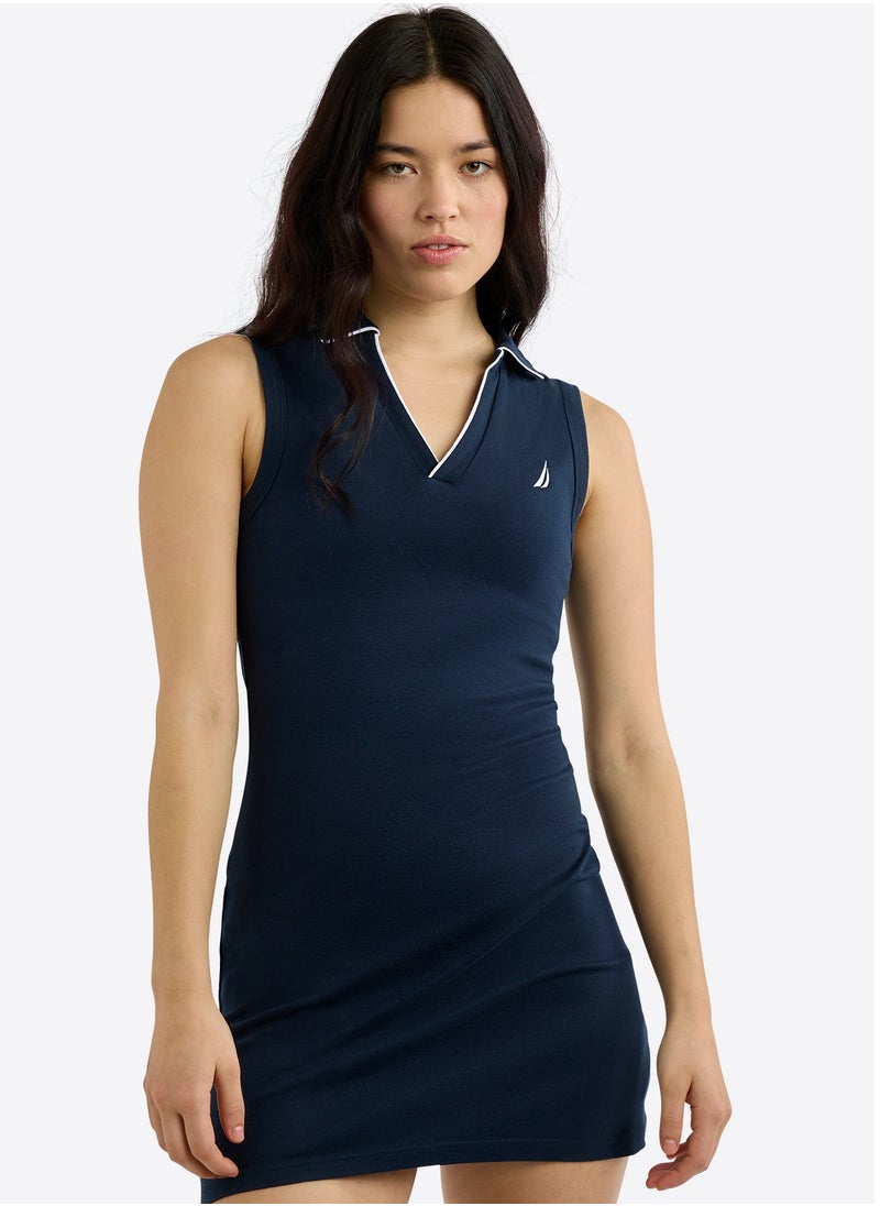 NAUTICA - Sleeveless Premium Cotton Knee length Dress - Image 1