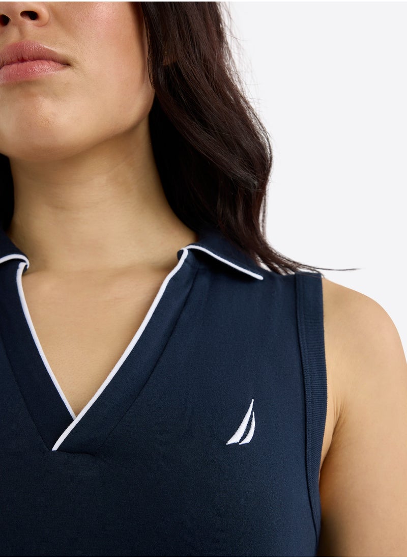 NAUTICA - Sleeveless Premium Cotton Knee length Dress - Image 1