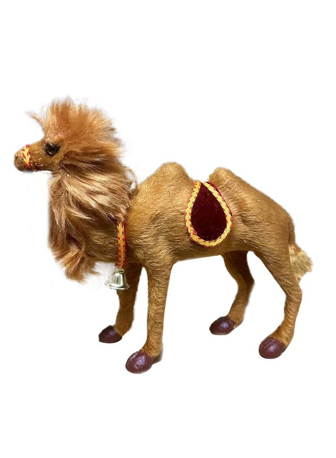 الضفدع الحقيقي تمثال جمل عربي واقعي - لعبة حيوانات برية أصلية ودقيقة التفاصيل للتعليم واللعب الممتع - مثالية للأولاد والبنات من سن 3 سنوات فما فوق، متعددة الألوان - Image 1