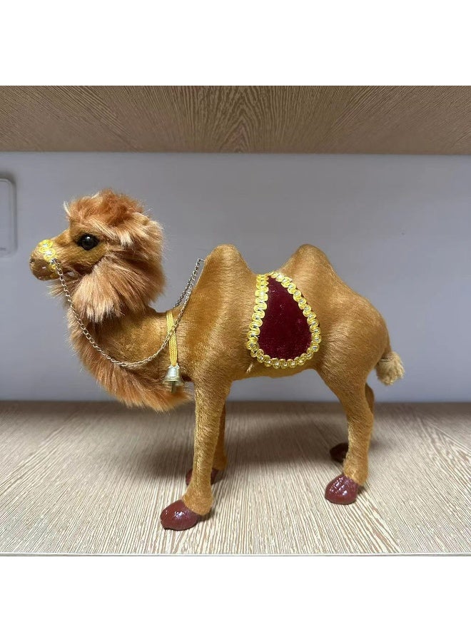 الضفدع الحقيقي تمثال جمل عربي واقعي - لعبة حيوانات برية أصلية ودقيقة التفاصيل للتعليم واللعب الممتع - مثالية للأولاد والبنات من سن 3 سنوات فما فوق، متعددة الألوان - Image 3