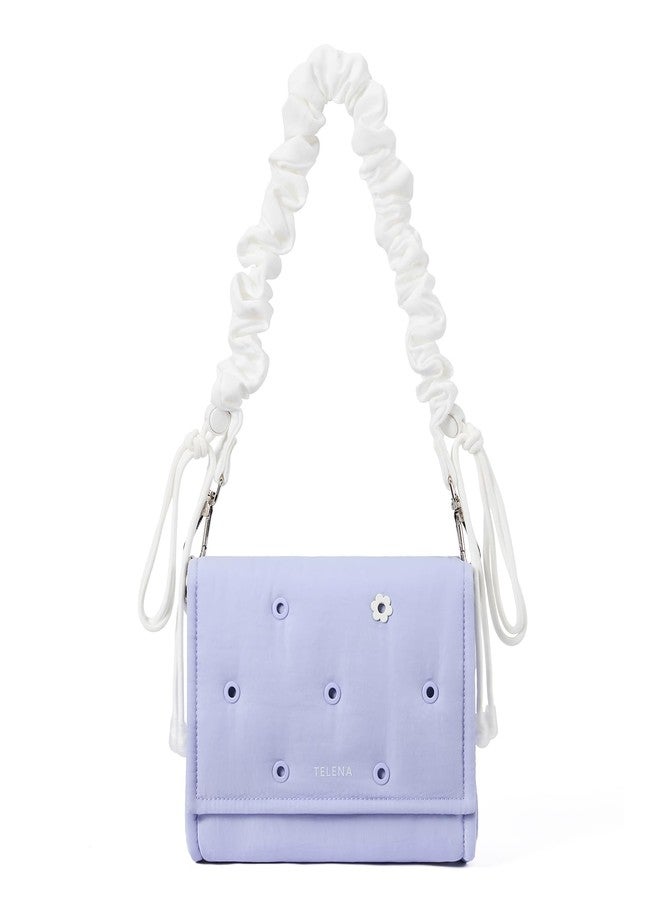 Telena DIY Customizable Shoulder Bag Snaphole Crossbody Bags for Women, Blueberry Dream - Image 1