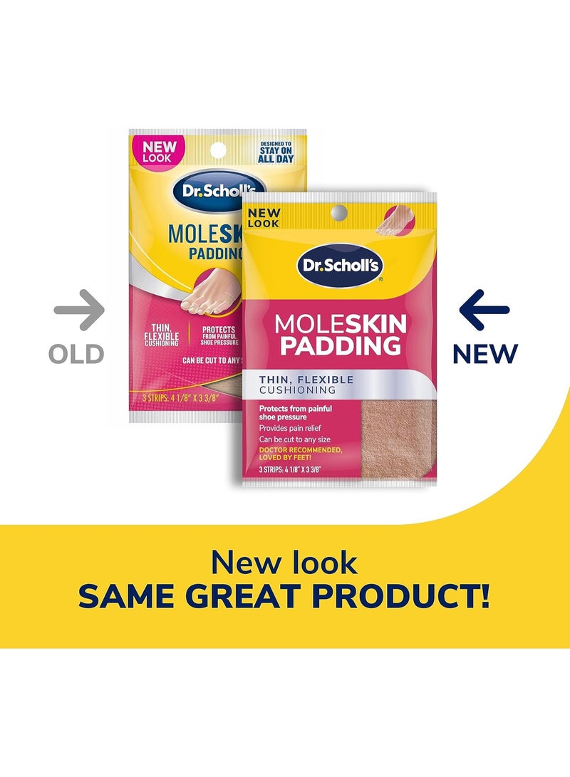 Dr. Scholl's Moleskin Padding 3 Strips Can Be Cut to Any Size - Image 2