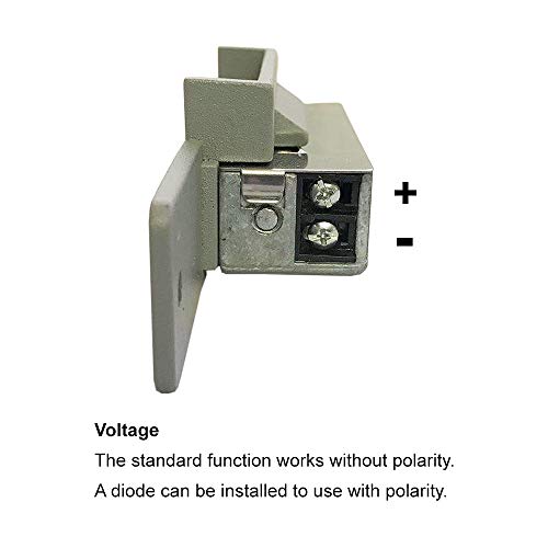 Visionis VIS-EL100-FSE 770lbs Stainless Steel Electric Door Strike Lock for Wood and Metal Doors 12V Fail Secure Normally Open - Image 4