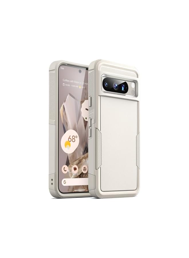 JETech Case for Google Pixel 8 Pro 6.7-Inch 2023, Heavy Duty Dual-Layer Protection, Rugged Tough Shockproof Phone Cover with Matte Design (Porcelain) - Image 1