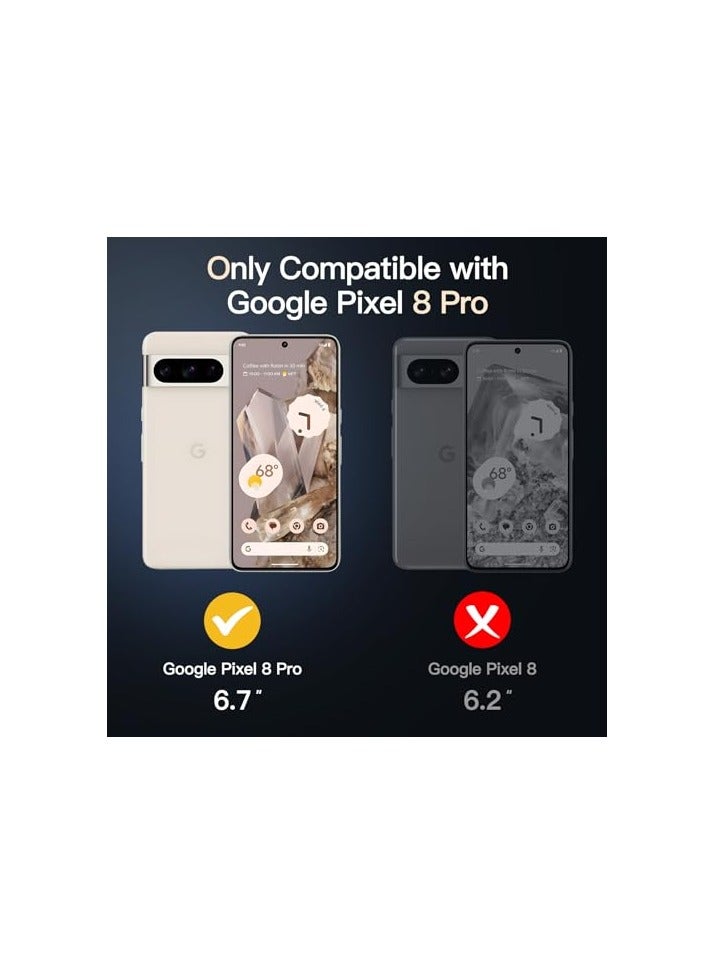 JETech Case for Google Pixel 8 Pro 6.7-Inch 2023, Heavy Duty Dual-Layer Protection, Rugged Tough Shockproof Phone Cover with Matte Design (Porcelain) - Image 2