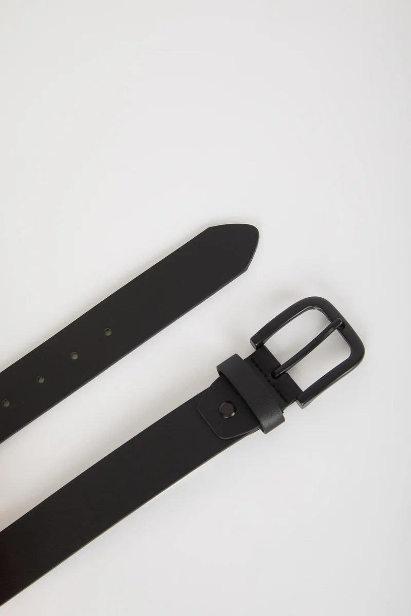 Defacto Men's Faux Leather Belt