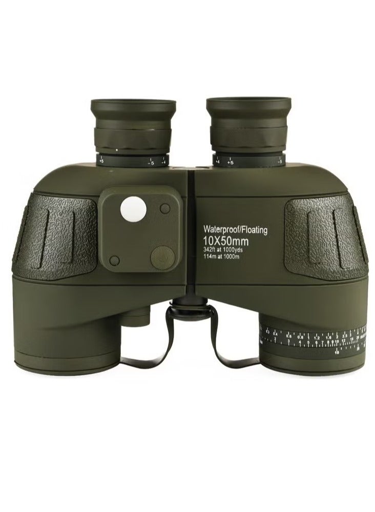 Generic 10x50 Binoculars, Waterproof High Definition Googles, Lightweight And Portable Telescope,  Shock Absorption Durable Binoculars For Hunting Bird Watching, (1pc)  - Image 1