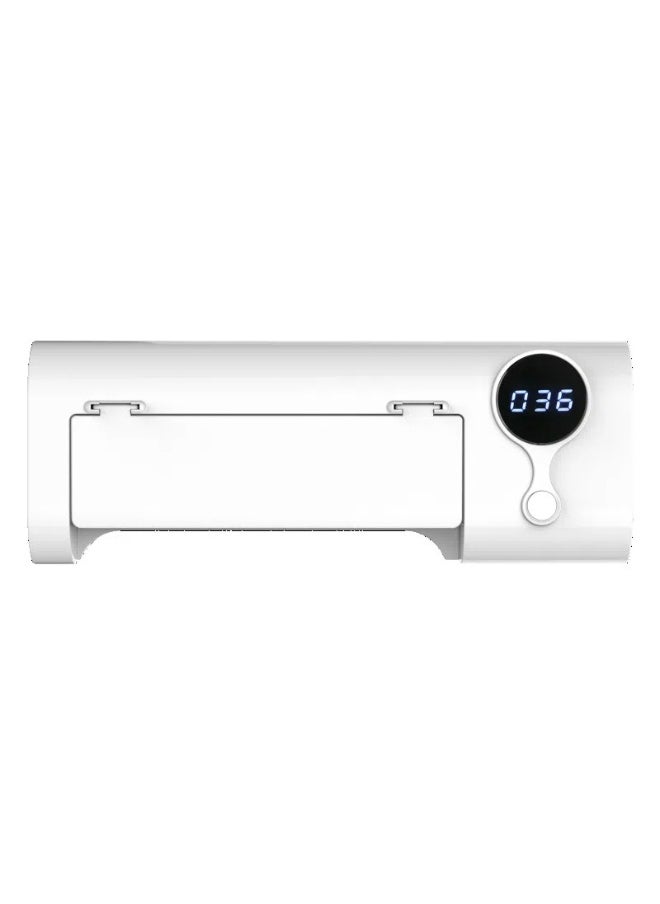 yongsheng Charging Wall Mounted Toothbrush Holder White, 4 Toothbrush Slots & Timer Function, Cordless Wall Mounted Toothbrush Holders for Bathrooms  - Image 1