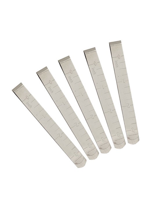 Generic 20-Pack Metal Hemming Clips 3-Inch Sewing Ruler Bulk 