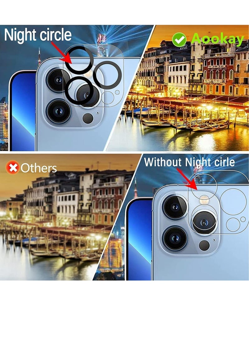 ELTRAZONE [1+2+2] Case for iPhone 14 Pro, with 2 Pcs Tempered Glass Screen Protector + 2 Pcs Camera Lens Protector, Clear Magnetic Phone Cover for Mag-Safe (Not Original) (iPhone 14 Pro, Magnetic Clear) - Image 2