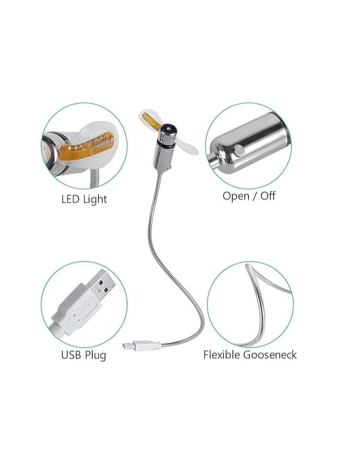 مرر المؤشر فوق الصورة لتكبيرها مروحة بنمط ساعة بمنفذ USB، مروحة ليد صغيرة من هويهينج، مروحة بنمط ساعة بوصلة عنق مرنة قابلة للطي، مروحة هادئة للابتوب والنوت بوك والكمبيوتر المكتبي والمنزل والمكتب
