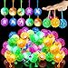 Sotiff 400 Pcs Light up Ball Spiky LED Bouncy Ball Flashing Squeaky Multicolor Puffer Toy Rubber Sensory Toy Carnival Prizes Bulk Party Favors for Teens Adults Children - Image 2
