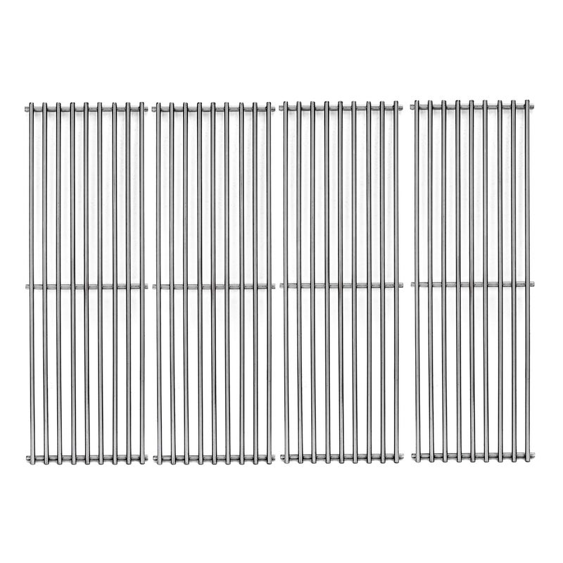 Votenli S6505A (4-Pack) 19 3/4" Stainless Steel Cooking Grid Grates Replacement for Chargriller 2121, 2123, 2222, 2828, 3001, 3030, 3725, 4000, 5050, 5252 Set of 4 - Image 1