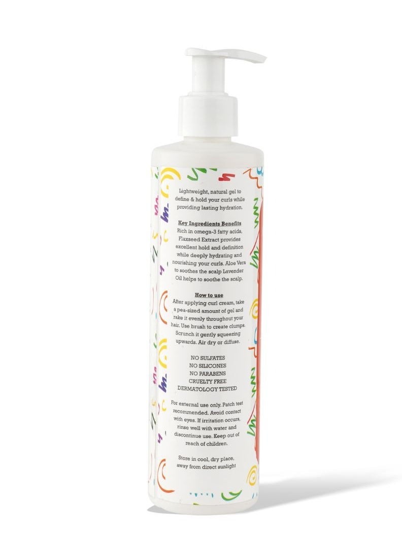 Curlsense Flaxseed Curl Gel for Curly Hair – Hold & Frizz Control – 250ml - Image 2