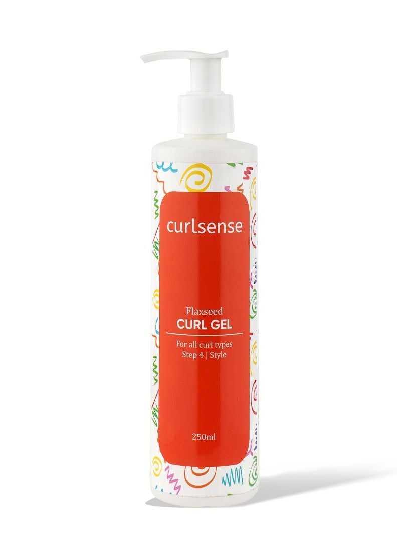 Curlsense Flaxseed Curl Gel for Curly Hair – Hold & Frizz Control – 250ml - Image 1
