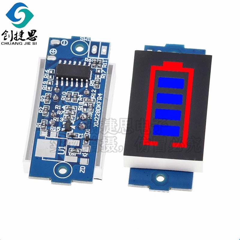Lithium Battery Pack Power Indicator Board 6/12/24/36/48V Storage Electric Vehicle Battery Power Display - Image 2