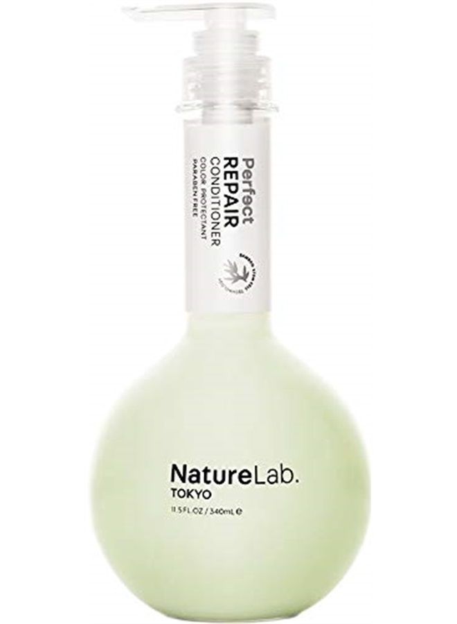 NatureLab. TOKYO NatureLab Tokyo Perfect Repair Conditioner: Moisturizing Conditioner to Replenish and Restore Damaged, Color Treated Hair and Strengthen New Hair I 11.5 FL OZ / 340ml - Image 1